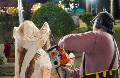 "El arte nos abraza": San Martín vive el Certamen Nacional de Esculturas en Madera