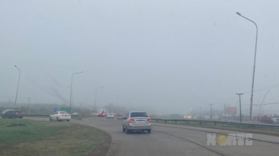 Martes a pura niebla en la capital del Chaco
