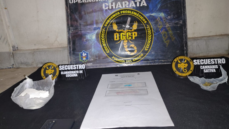 Detuvieron a un joven con más de 150 gramos de cocaína en la terminal de Las Breñas