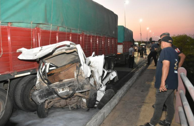 Choque en el puente General Belgrano: fue liberado el camionero y regresa a Santa Fe