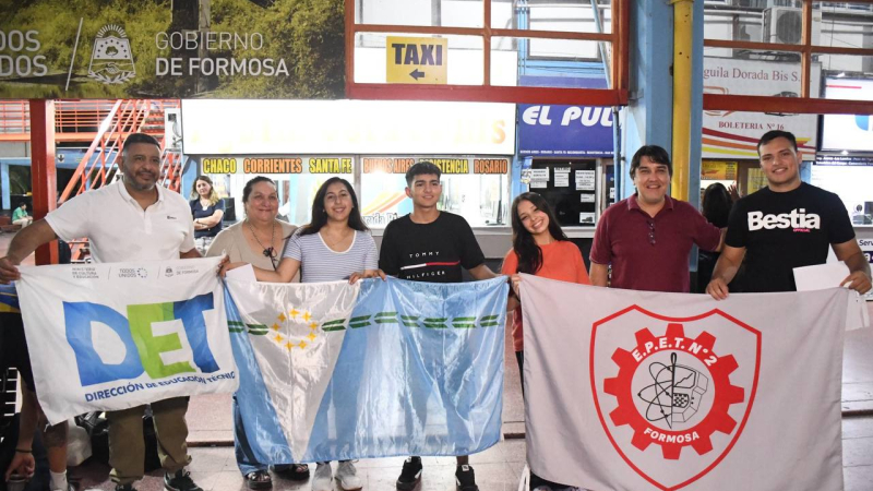 Estudiantes de la EPET 2 en las Olimpíadas Nacionales de Educación Técnico Profesional 