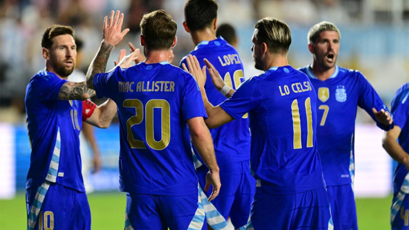 Argentina golea a Puerto Rico