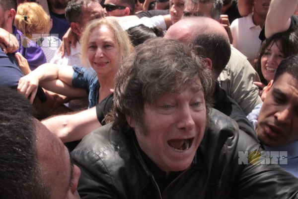 Imágenes de la última visita de Javier Milei al Chaco