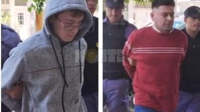 Los imputados por el femicidio de María Luz Herrera fueron trasladados a la fiscalía