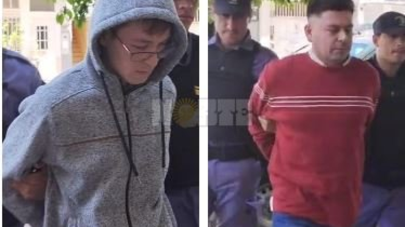Los imputados por el femicidio de María Luz Herrera fueron trasladados a la fiscalía