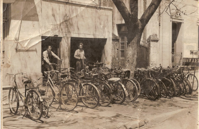 Bicicleterías de aquel tiempo
