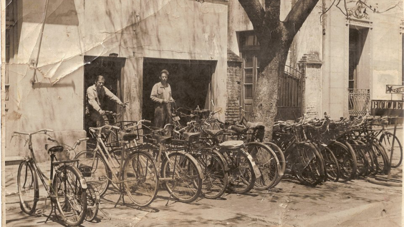 Bicicleterías de aquel tiempo
