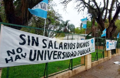 Desde mañana, paro universitario de 72 horas en todo el país