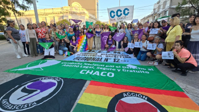 Actos y manifestaciones en Resistencia contra la violencia hacia las mujeres