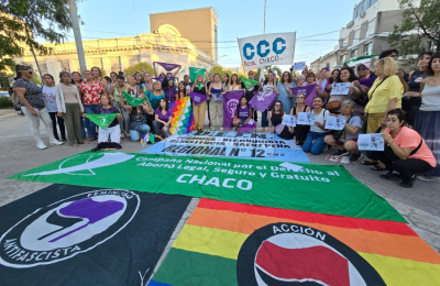 Actos y manifestaciones en Resistencia contra la violencia hacia las mujeres