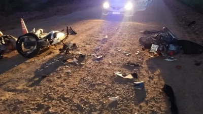 Puerto Tirol: dos motociclistas murieron tras un choque