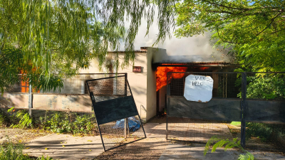 Incendió la casa tras discutir con su pareja