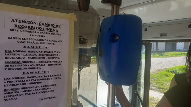 La Línea 3 cambió una parte de su recorrido