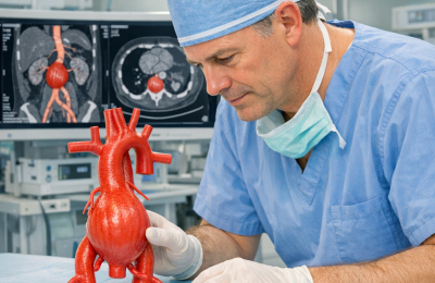 La impresión en 3D lleva la cirugía endovascular a un nivel de precisión sin precedentes