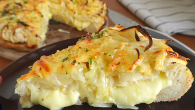 Aprendé a cocinar una riquísima fugazzeta rellena