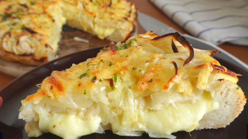 Aprendé a cocinar una riquísima fugazzeta rellena