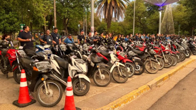 Resistencia: más de 200 motos retenidas en una semana por falta de casco