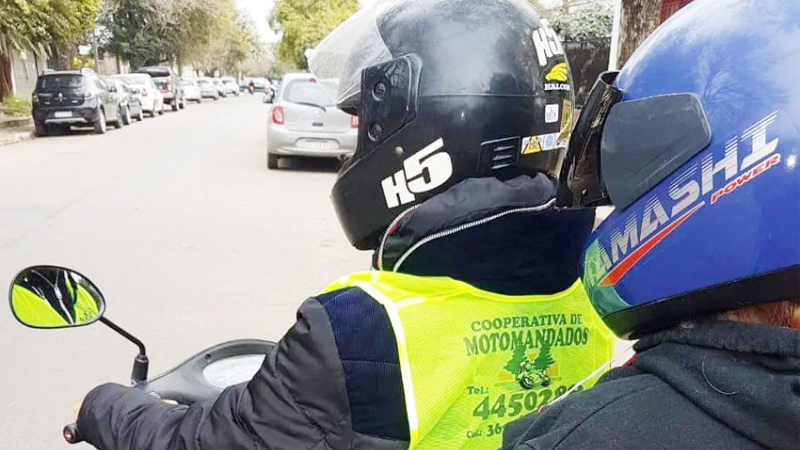 Un mototaxi chaqueño, la nueva propuesta de la cooperativa de Motomandados