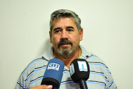 Manuel Benítez, secretario general del Sindicato de Trabajadores Municipales de Las Lomitas (SUTRAMUL).jpeg