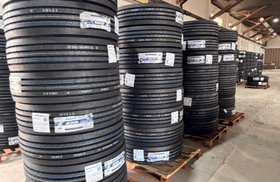 El puerto concretó nueva importación de cubiertas para vehículos de gran porte