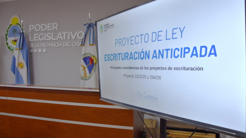 El Chaco más cerca de sancionar su ley de escrituración anticipada