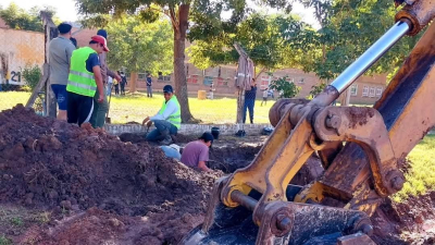 Sameep potencia trabajos para la llegada del agua potable a Napenay