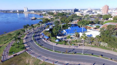 Finalizó en la Costanera capitalina la primera etapa de las obras del muro de contención