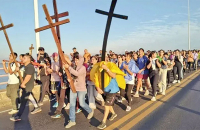 Caminata de fe que une dos provincias: llega el 47° Vía Crucis Interprovincial