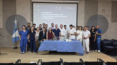 Residentes compartieron jornada de traumatología en el HAC