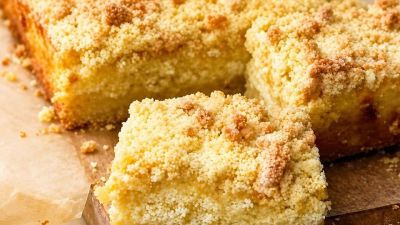 Cuadraditos de ricotta, sin amasar y listos en minutos