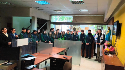 Comenzó la novena a María Auxiliadora con visita a NORTE y una bendición especial al multimedio