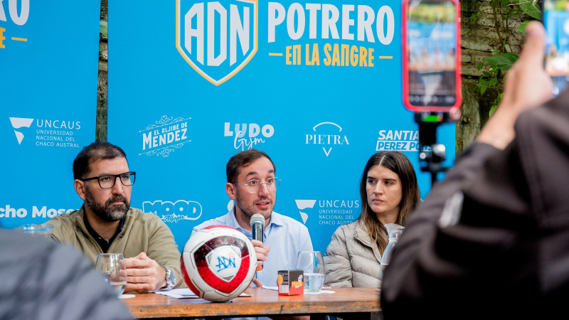 Presentaron "ADN, el potrero en la sangre", un programa de inclusión territorial y deporte social