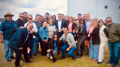 Zdero inauguró una fábrica de chacinados y valoró que otro privado genere empleo genuino