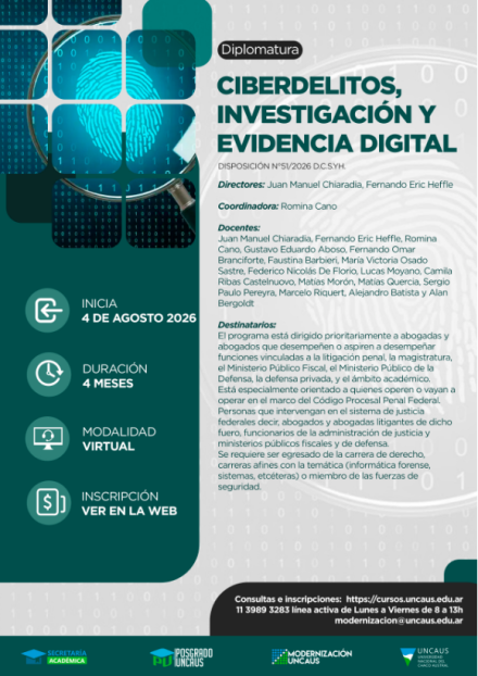 IMAGEN- Ciberdelitos, Investigación y Evidencia Digital