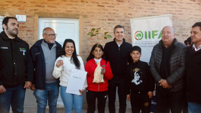 "Seguimos cumpliendo el sueño de la casa propia en toda la provincia"