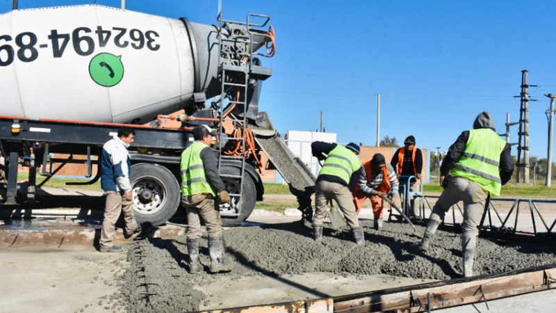 Zdero y Nikisch verificaron los trabajos de avenida Soberanía Nacional- Malvinas