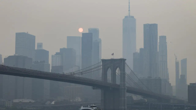 Preocupa la calidad del aire en Nueva York por los incendios