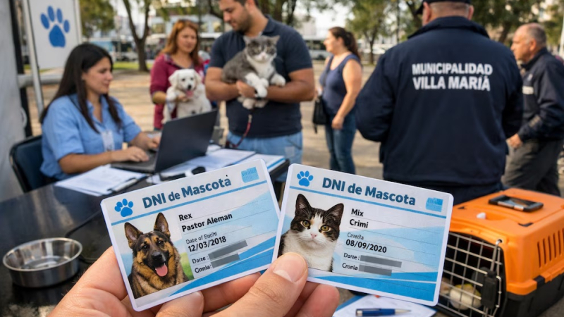 Un municipio cordobés impulsa un DNI obligatorio para perros y gatos