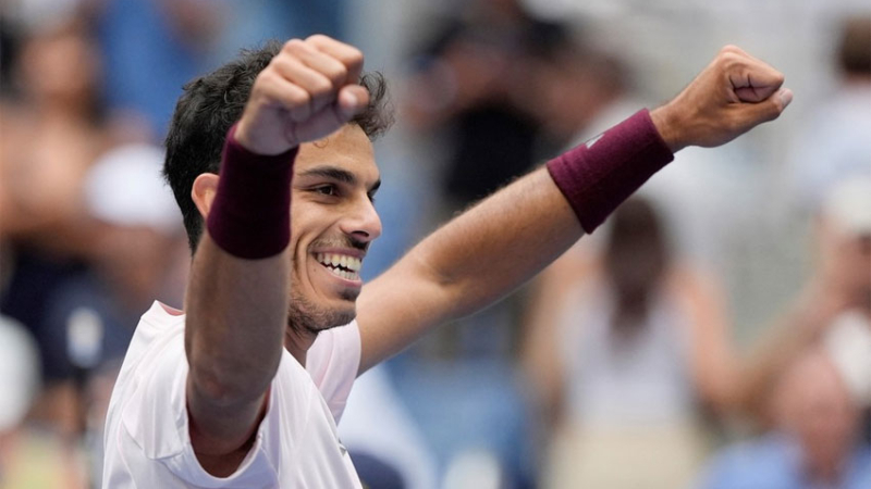 Histórico triunfo de Cerúndolo: eliminó a Taylor Fritz y avanzó a tercera ronda 