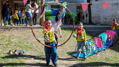 En el jardín "Tamborcito Tacuarí" cerró el Mes de las Infancias