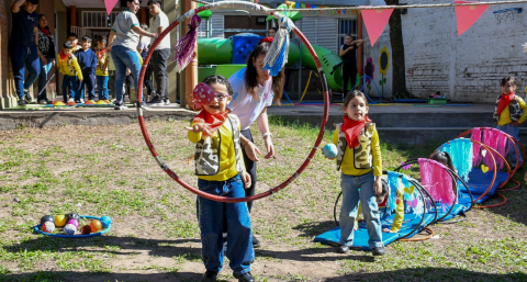 En el jardín "Tamborcito Tacuarí" cerró el Mes de las Infancias
