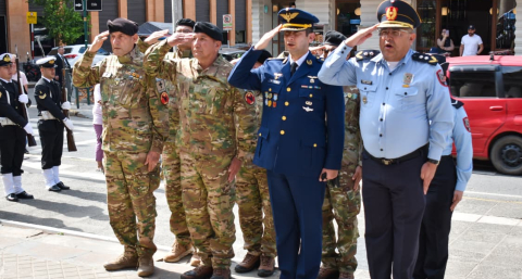 Los Boinas Negras del Chaco participaron de actos oficiales en Paraguay