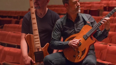 Los músicos Leo Amuedo y Daniel Maza estarán en la región