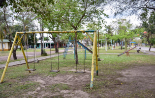 Comenzaron las obras del paseo urbano y la plaza principal de Colonia Benítez