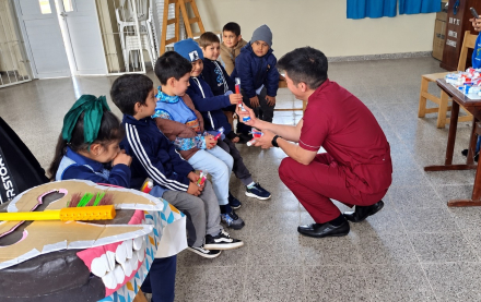 Jardineritos de Fortín Lugones participaron de una charla de promoción del cuidado bucodental  (1)