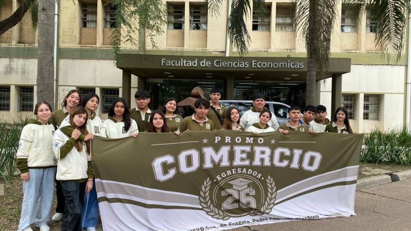 Alumnos de colegio secundario de Las Breñas visitaron la Facultad de Ciencias Económicas