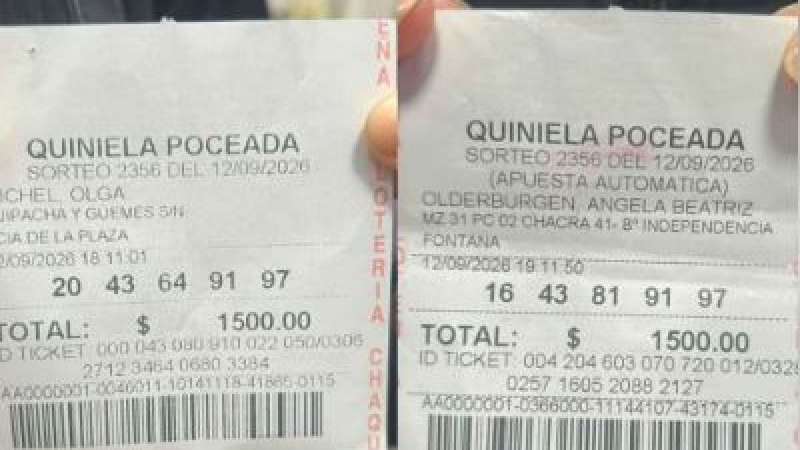 Dos mujeres compartieron el espectacular pozo de $782 millones