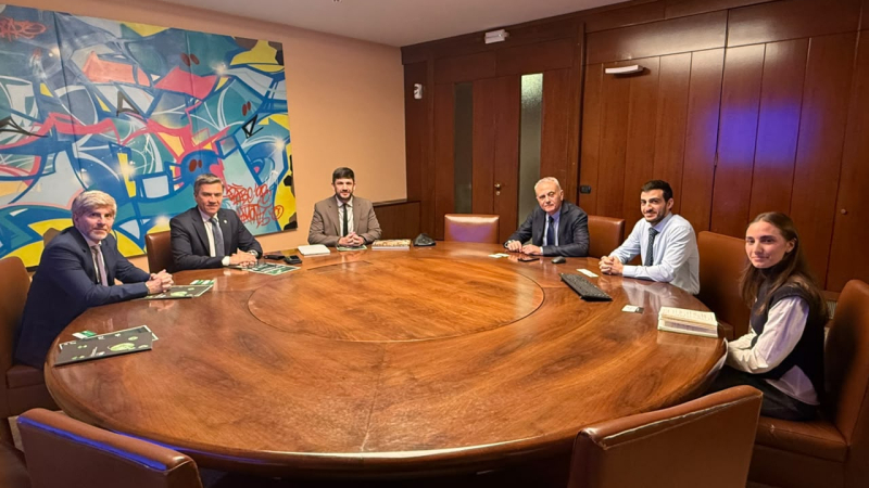 Zdero fortalece los vínculos con Italia y busca oportunidades de inversión