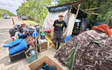 La creciente golpea a los vecinos de Puerto Vilelas
