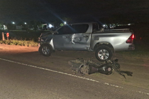 Violento siniestro en la ruta 16 dejó una yegua muerta y un conductor hospitalizado